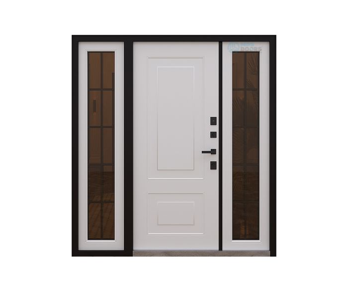 Входная дверь «Англия» с боковыми фрамугами