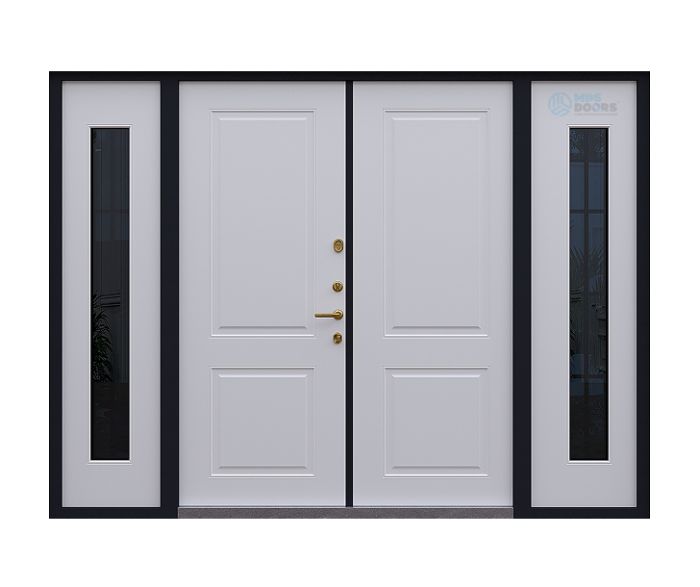 Входная дверь «Агора» с боковыми фрамугами