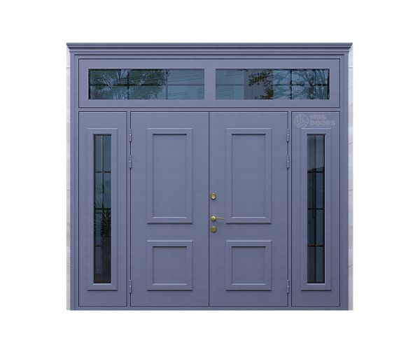 Входная дверь «Агора» с фрамугами