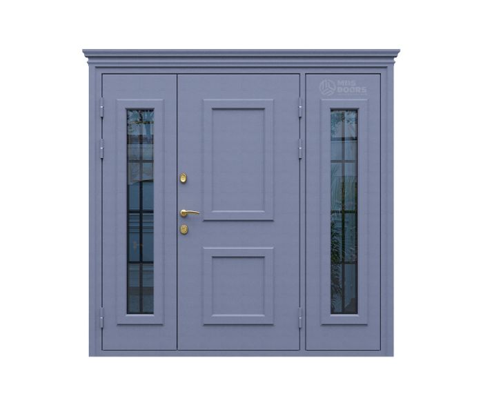 Входная дверь «Агора» двупольная с боковыми фрамугами